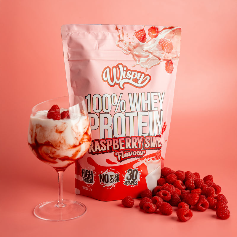 Wispy Whey 100 (1 kg) - Raspberry Swirl