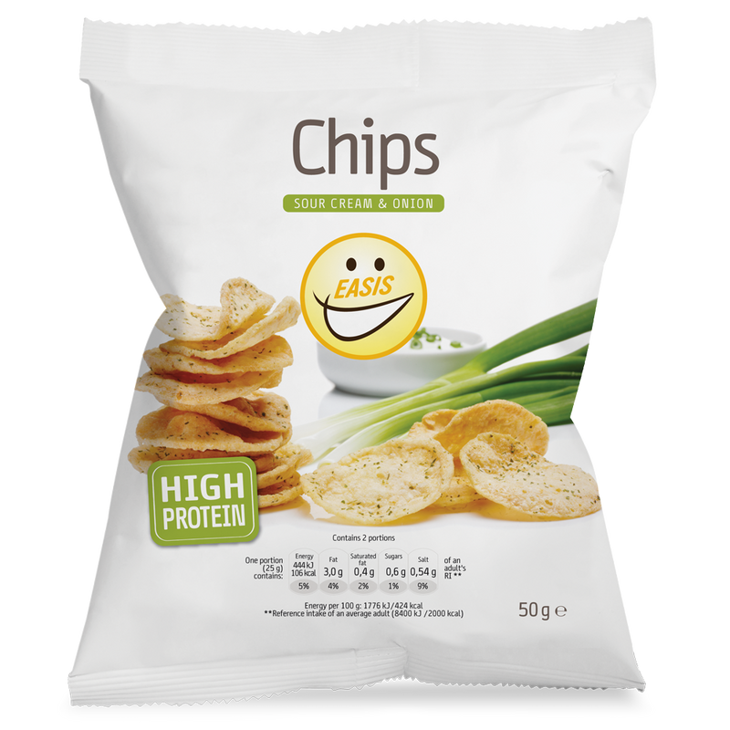 EASIS Chips (50g) - Sour Cream & Onion