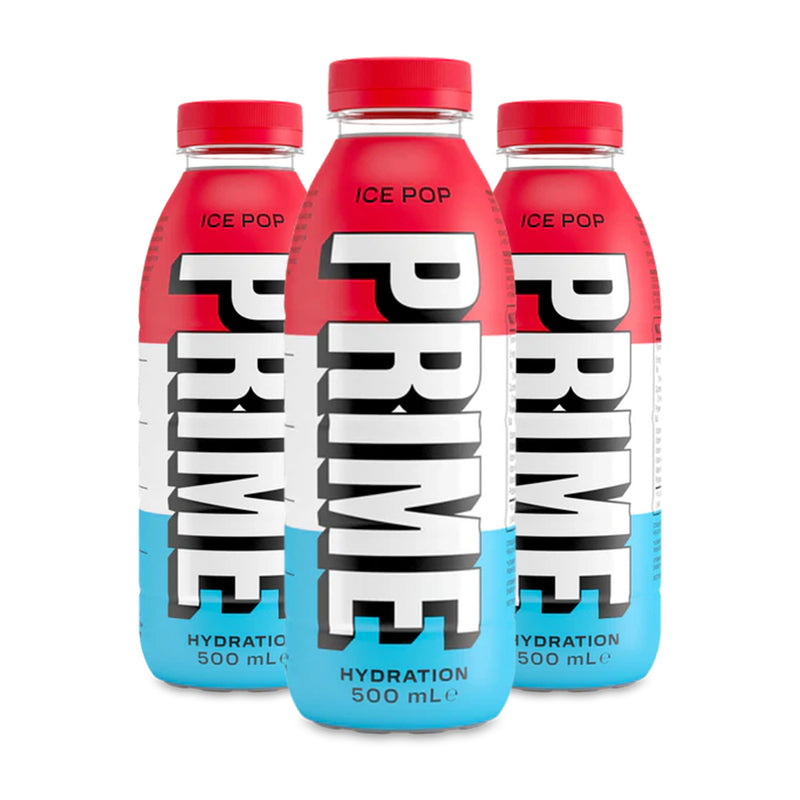 Prime Hydration (12 x 500ml), Ice Pop