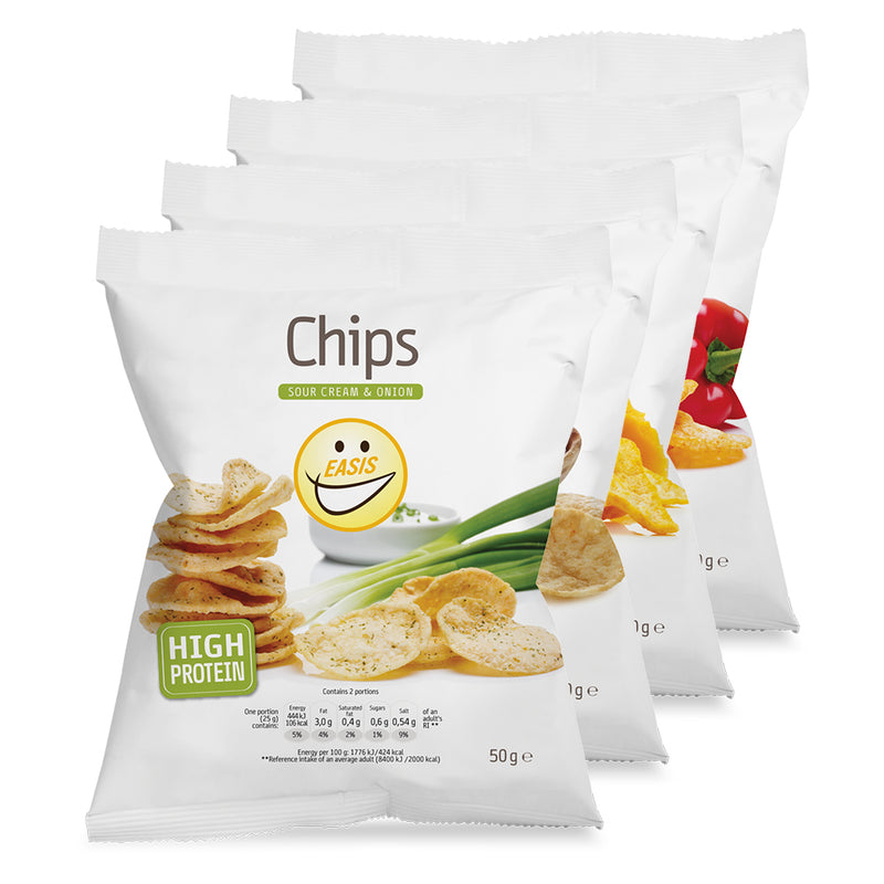 EASIS Chips - Bland Selv (6x 50g)