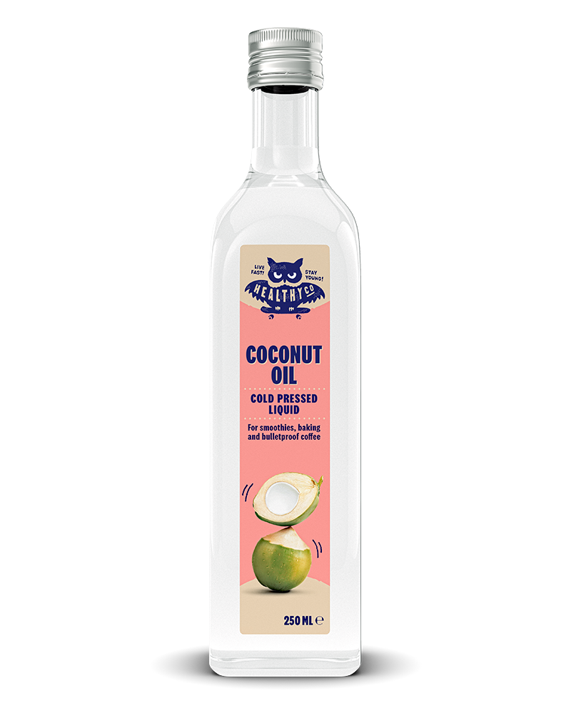 HealthyCo Oil - Liquid Coconut Oil Cold Pressed (250ml)