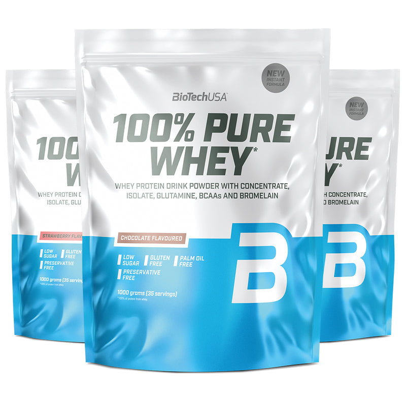 BioTechUSA 100% Pure Whey - Proteinpulver (1 kg)