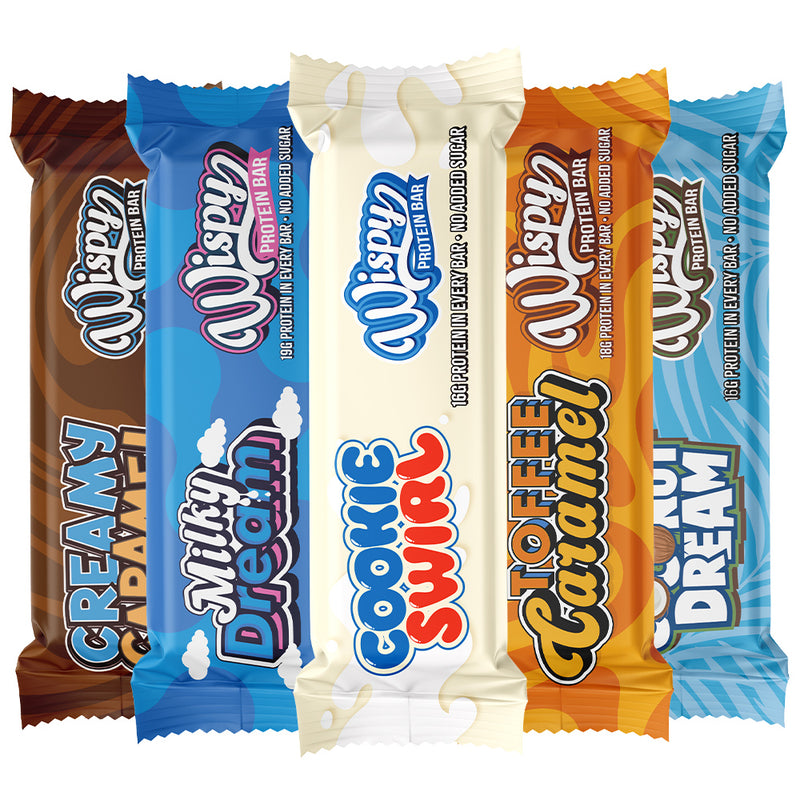 Wispy Protein Bar - Bland Selv (10x 55g)