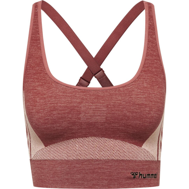 hummel CLEA SEAMLESS TIGHT T-SHIRT - WITHERED ROSE